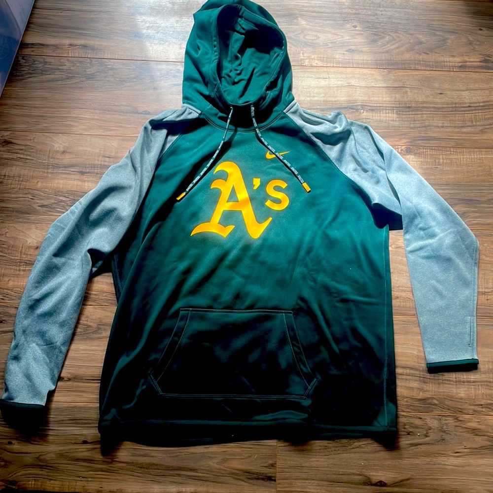 Nike Dri-Fit Oakland Athletics MLB Green Sweatshirt